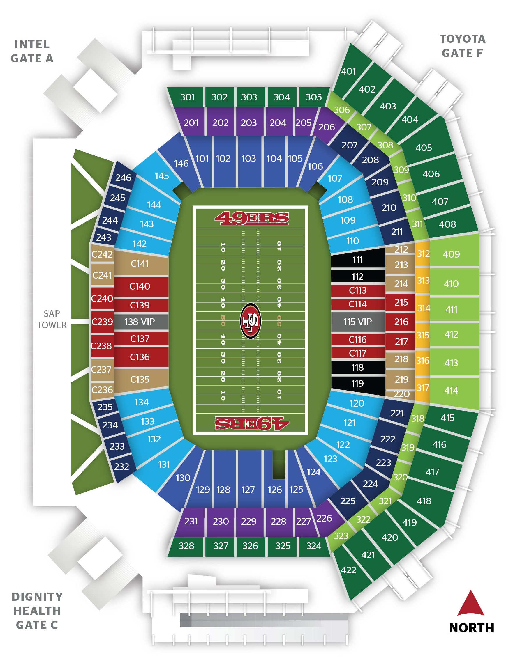 Levi's Stadium chart