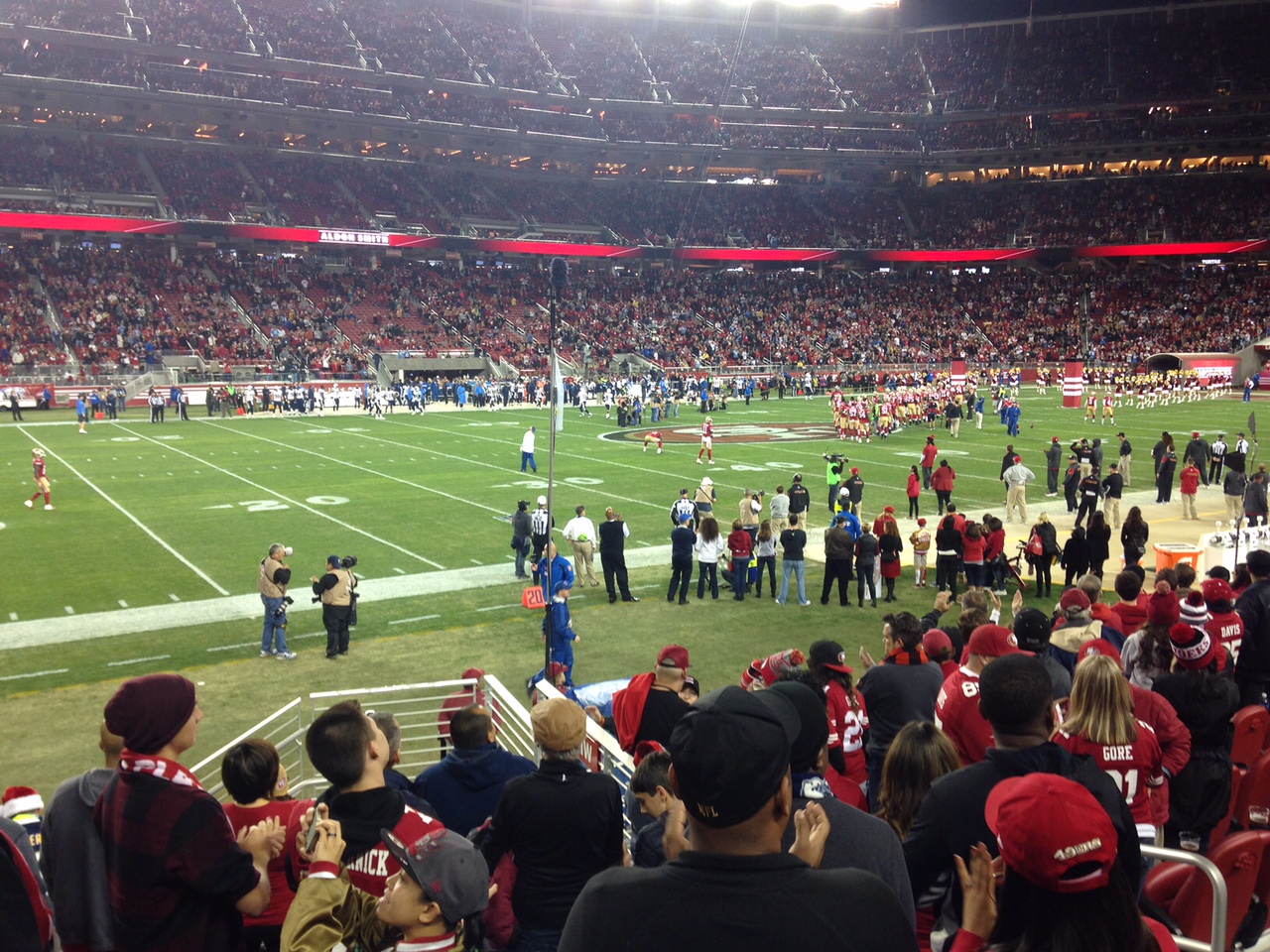 49ers Seating charts and actual views