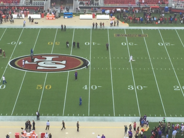 49ers Seating charts and actual views