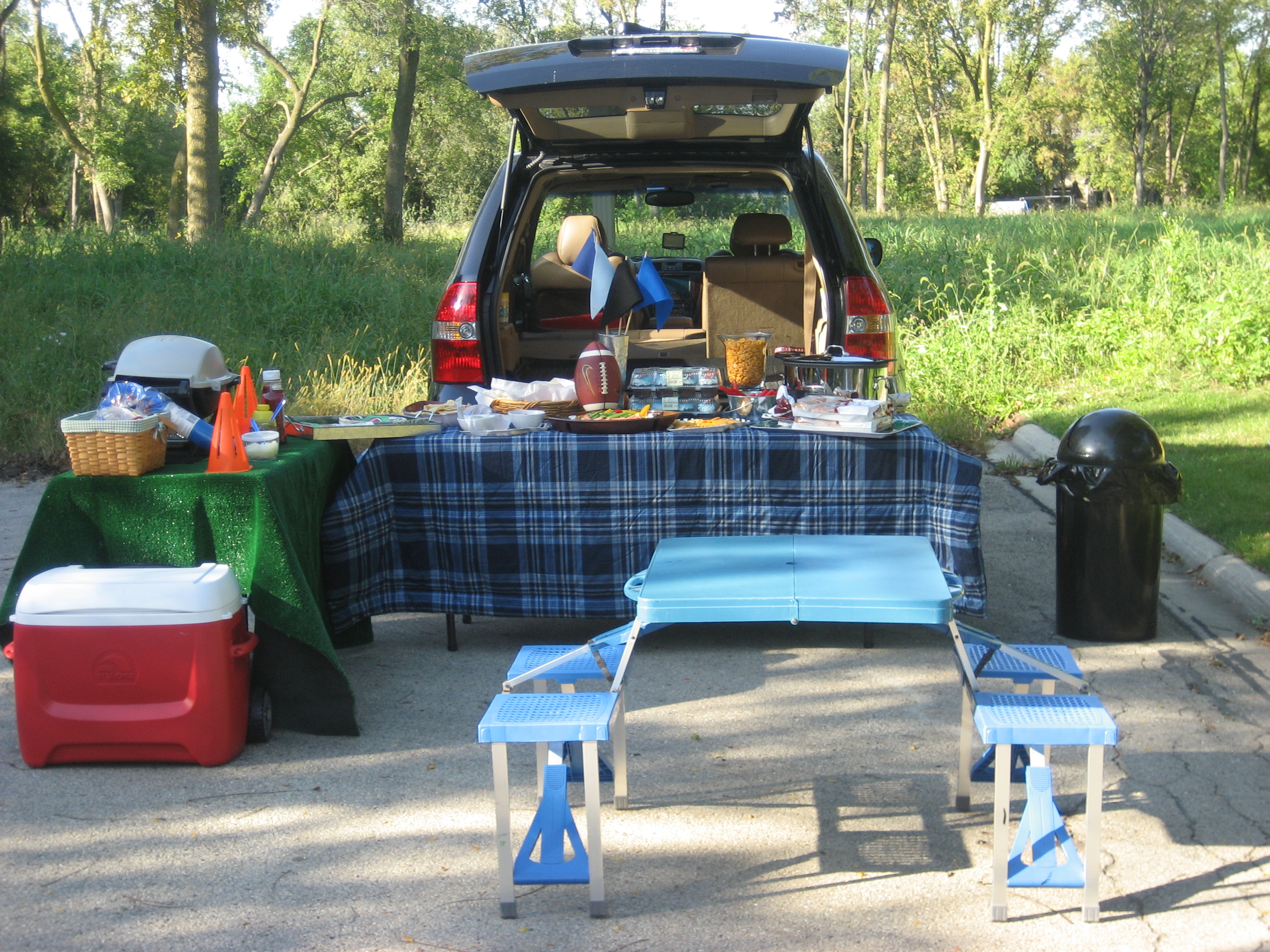 Tailgating with no open flame